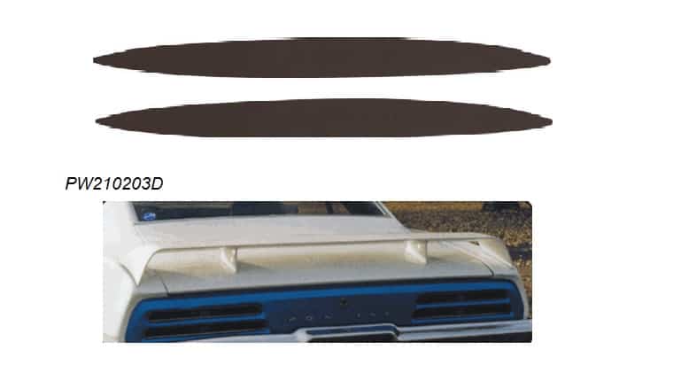 Spoiler Gasket: Firebird TA REAR Pr